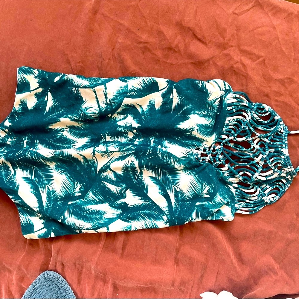 Tropical Print Mikoh one piece